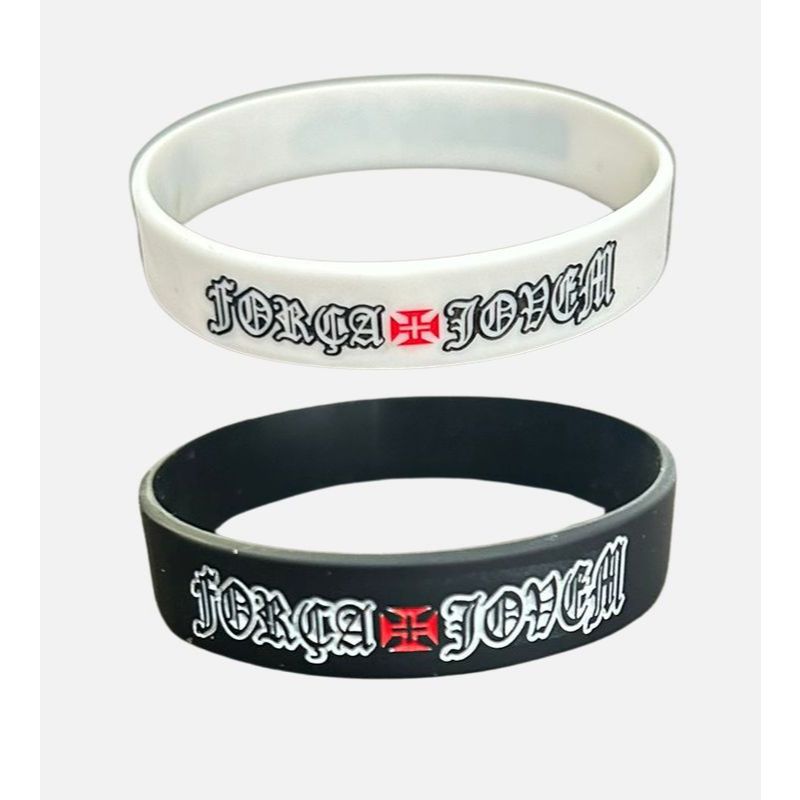 Pulseira Força Jovem do Vasco - Borracha Elástica