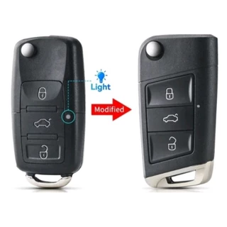Chave Canivete Vw Gol G5 Voyage Saveiro G5 Golf Fox Polo Jetta em Oferta na Shopee