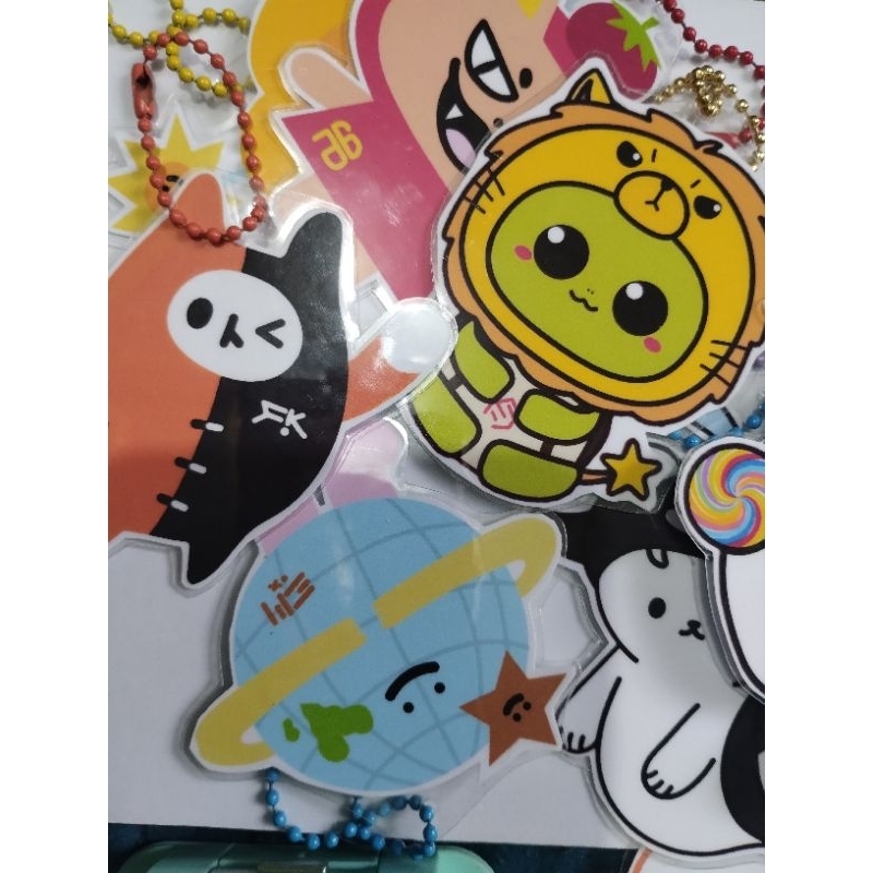 Chaveiro de mascote (JimmySea, PondPhuwin, joongdunk, GeminiFourt