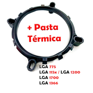 Suporte Para Cooler Intel Socket Lga 1700 775 1151 1150 1200 1156 1366 + Pasta Termica