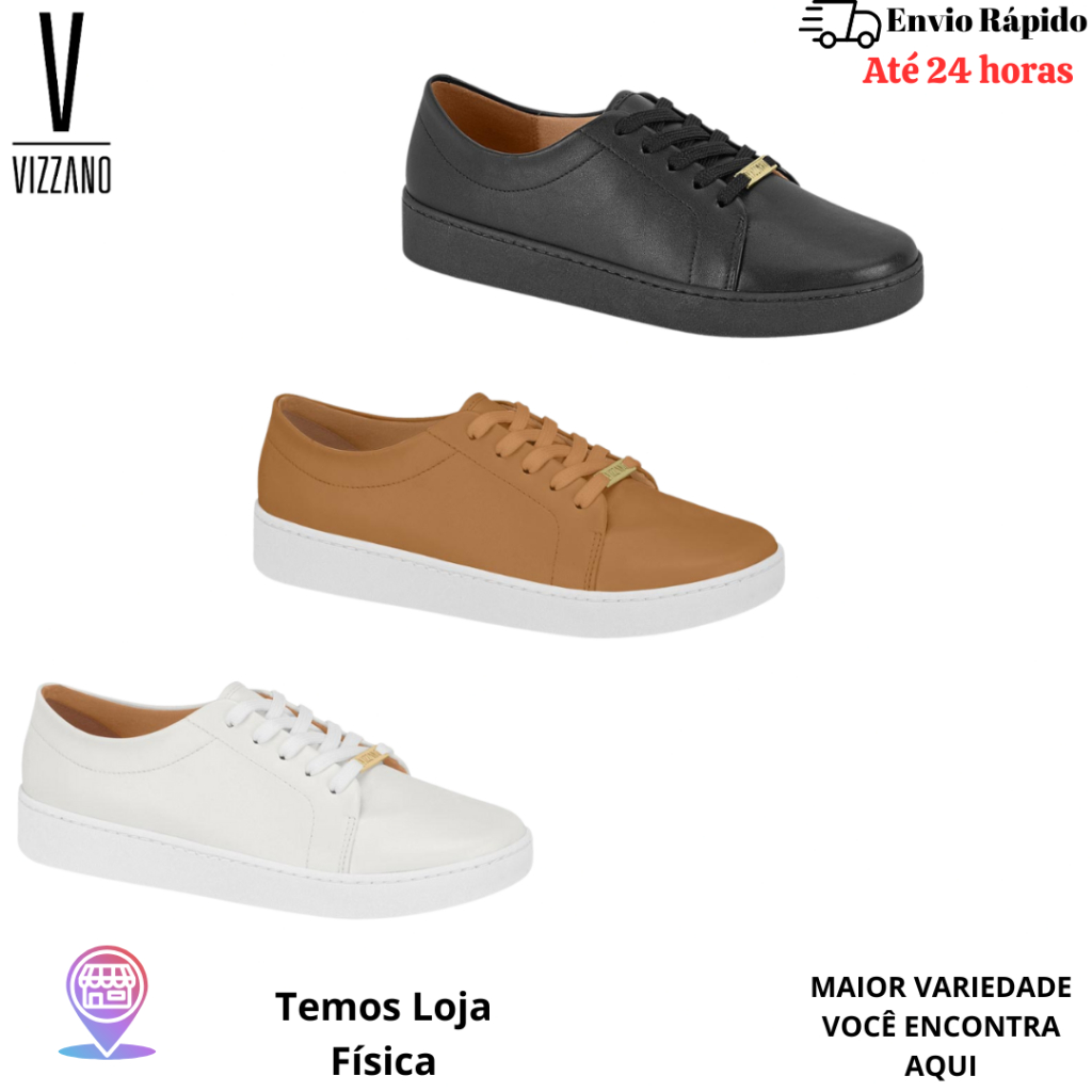 1214.205 - Tênis Casual Feminino Vizzano Sola Baixa | Shopee Brasil
