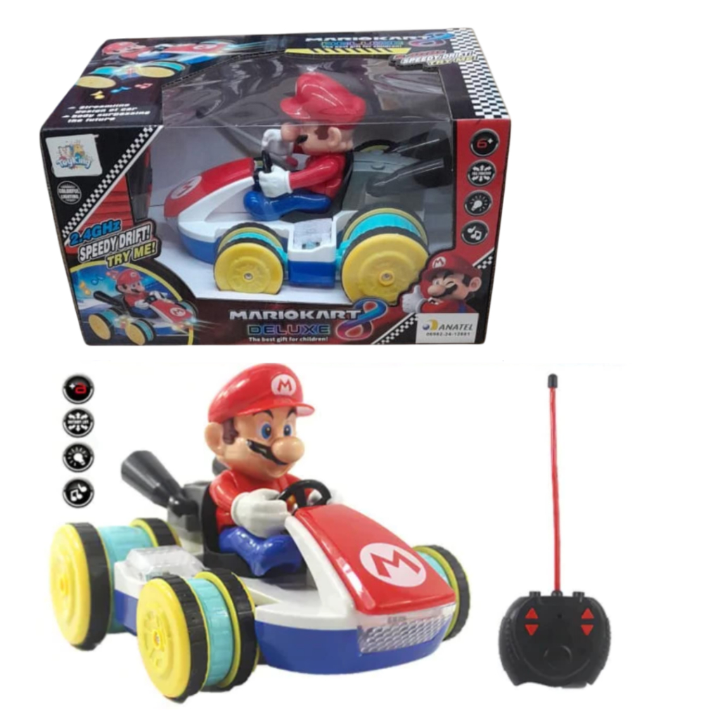 Mario Kart Carro De Controle Remoto Racer Carros | Shopee Brasil