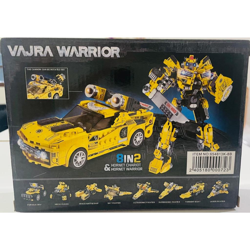 Blocos de Montar - Tipo Lego | Transformers 8 em 2 | 91 Peças | Para Crianças