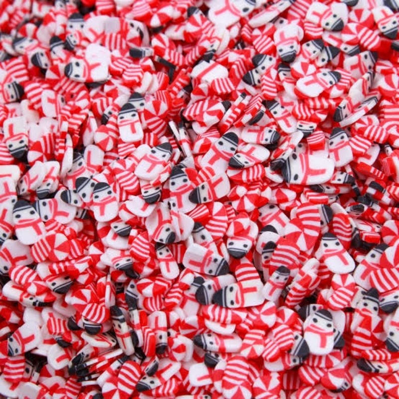 200 G FETTE polimero argilla colonna, fette argilla 3 mm, colore scuro