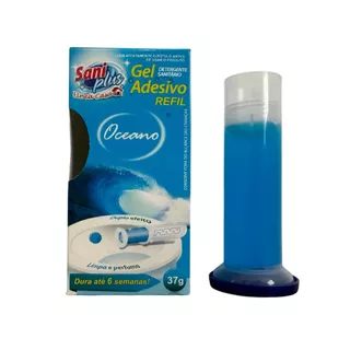 3X REFIL GEL ADESIVO PARA VASO SANITÁRIO BANHEIRO SANIPLUS SEM APARELHO