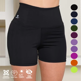 SHORT POLIAMIDA SEM BOLSO ZERO TRANSPARÊNCIA.
