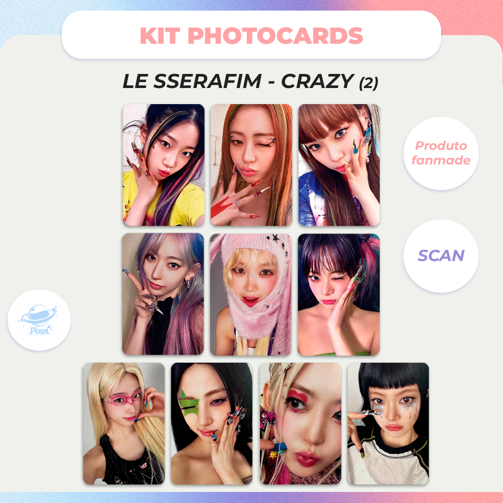 LE SSERAFIM | Photocards fanmade | KPOP/K-POP | Shopee Brasil