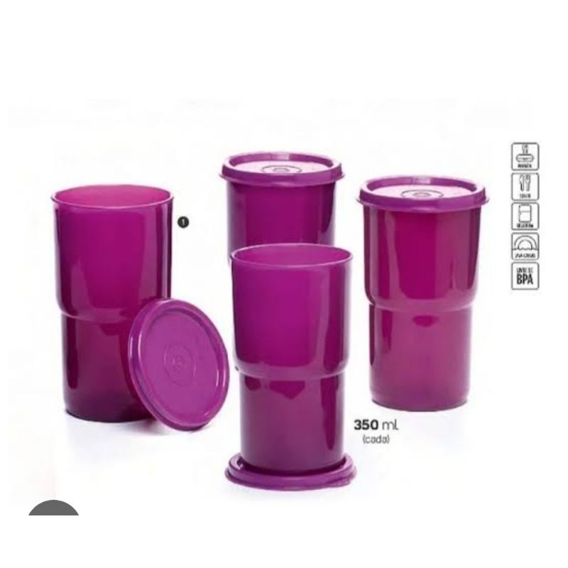 Tupper Copo Colors 350 ml | Shopee Brasil