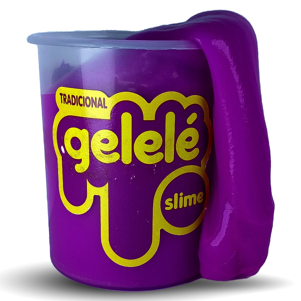 Slime Gelele Tradicional Pote 152g Amoeba da Marca Doce Brinquedo ...