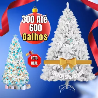 Arvore De Natal Grande Cheia Premium Luxo De 1,50 Metros 450 Galhos Branca E Outros modelos 2025