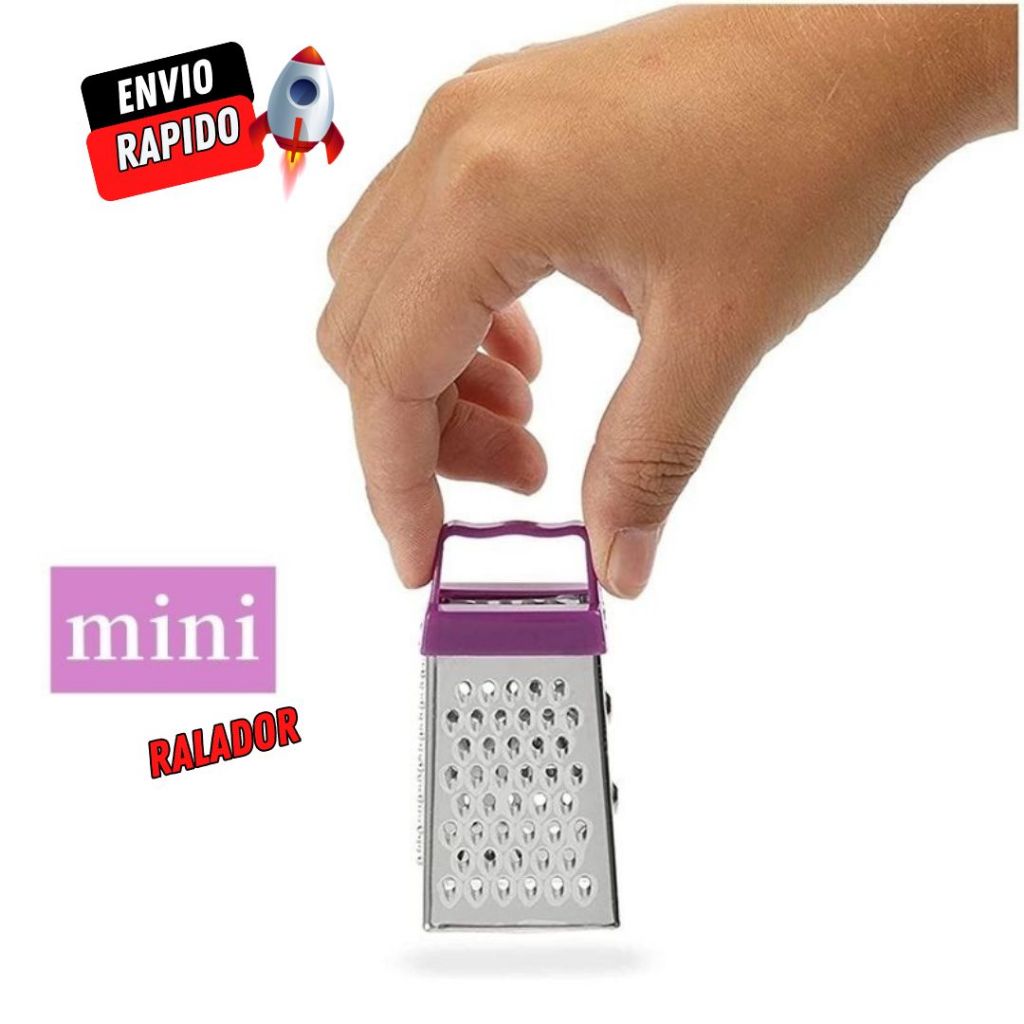 Mini Ralador Aço Inox Para Vários Ingredientes Legumes Frutas Queijos ...