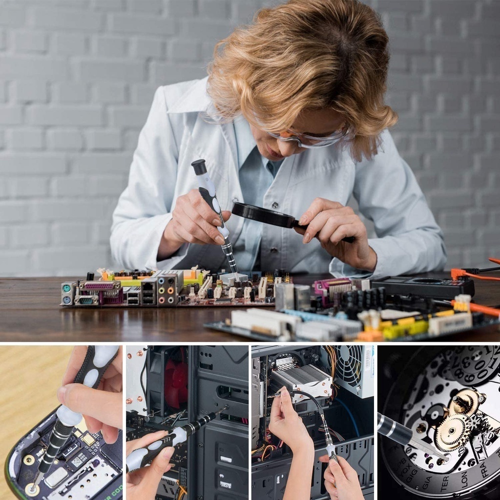 Imagem do produto Kit Ferramentas 115 Peças Jogo Mini Chaves Precisão Multiuso Celular Notebook Tablet 1