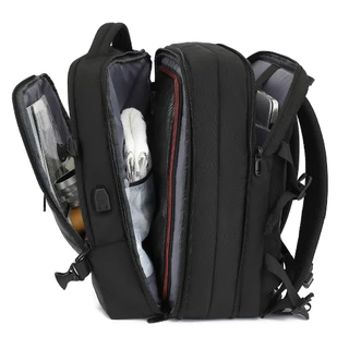 Mochila de Viagem Masculina e Feminina, Mochila Impermeável e Reforçada com Compartimento para Notebook