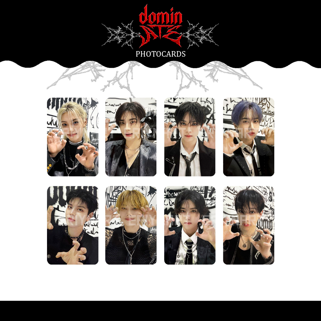 Kit Photocards Stray Kids- dominATE (frente e verso) | Shopee Brasil