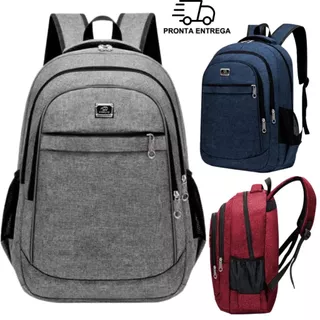 Mochila Mala Reforçada Notebook Impermeável Escolar Trabalho Cor Aleatória em Oferta na Shopee