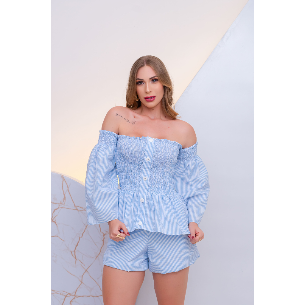 Conjunto The Prime Line - Top Manga Comprida e Leggings