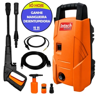 Lavadora Alta Pressão Califórnia Mangueira Desentupidora Desobstruidora de 1300w 1450psi Pressão Máxima Intech Machine