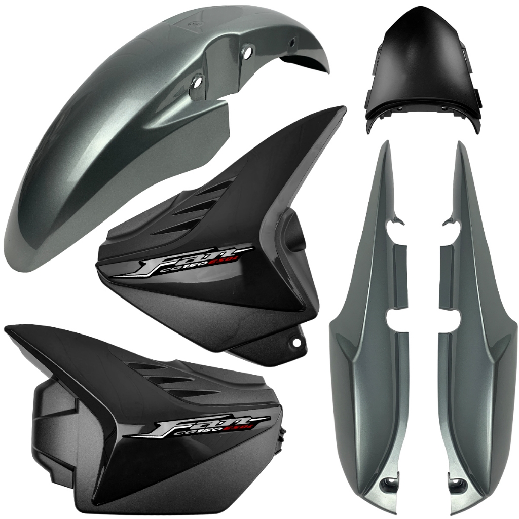 Kit Carenagem Cg Fan 150 Cinza 2011 Esdi Adesivado | Shopee Brasil