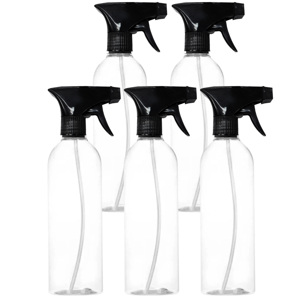 Kit 5 Borrifador Pulverizador 500ml Gatilho Resistente