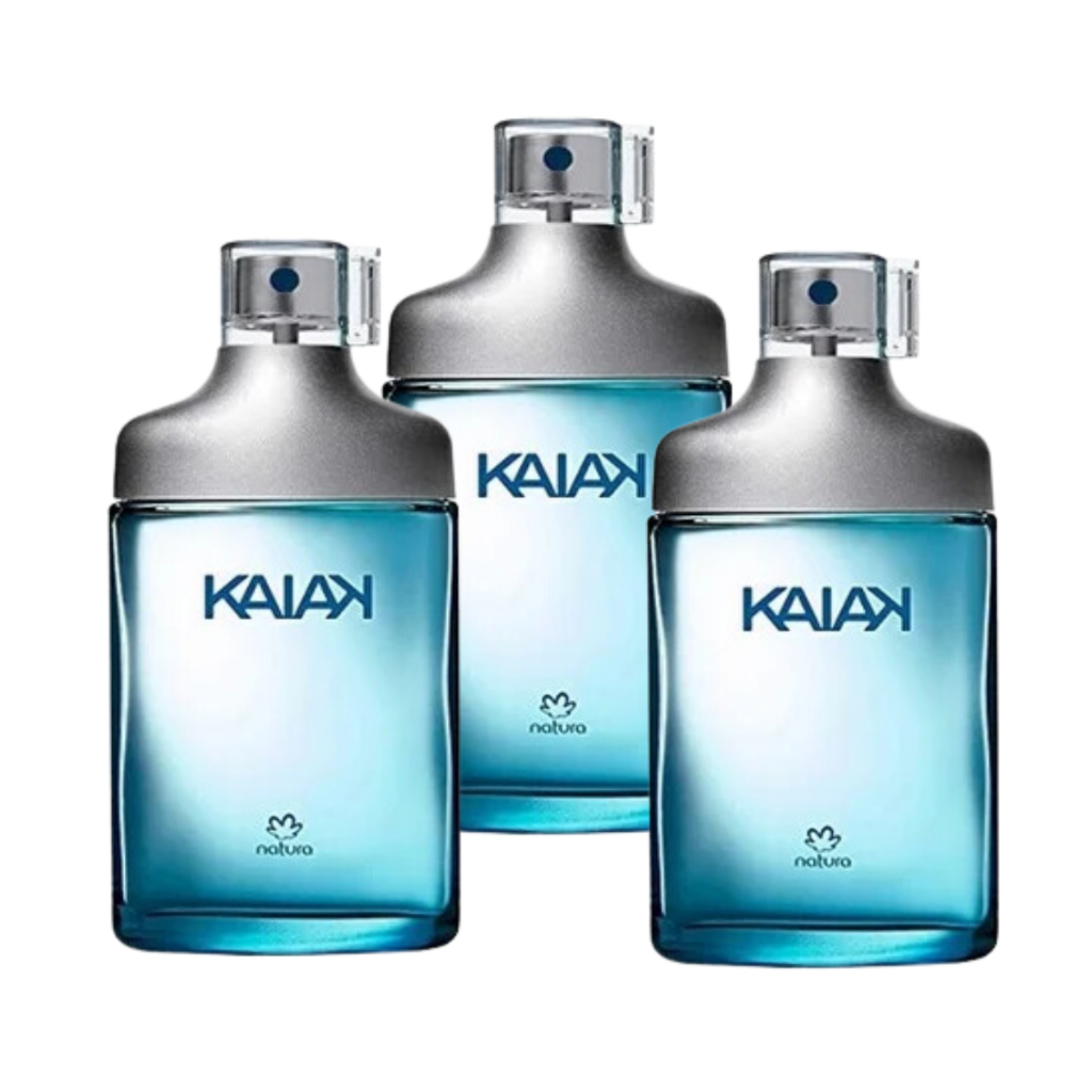 Kit 3 Perfumes Kaiak - Refrescante e Cheiro de Mar 100 ml cada Envio ...