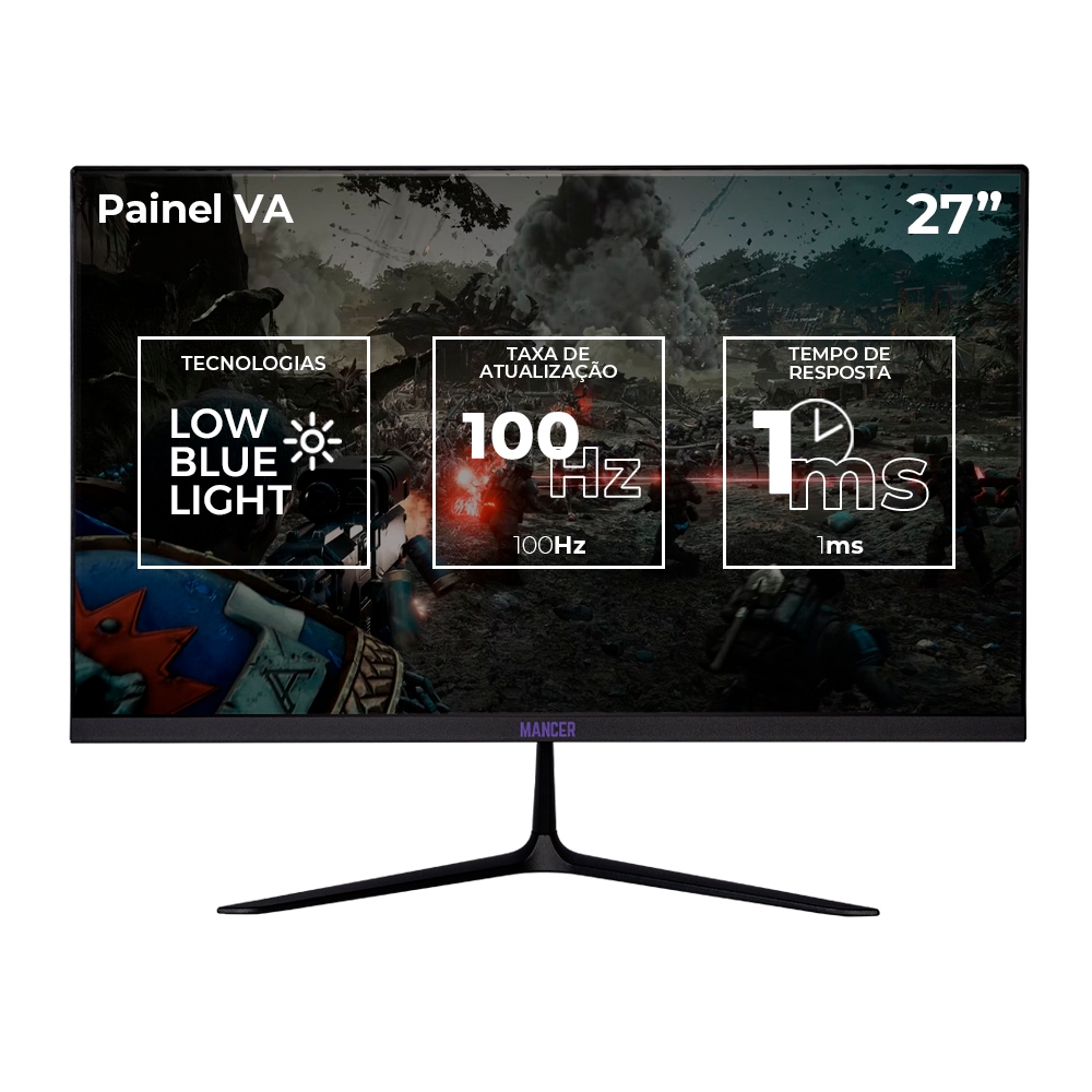Monitor Gamer Mancer Horizon Z2, 27 Pol, VA, FHD, 100Hz, 1ms, HDMI/VGA, MCR-HZN27-BL2
