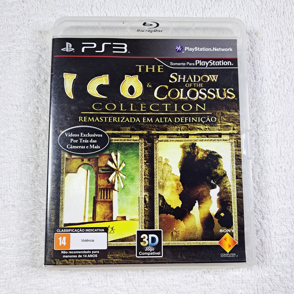 Ico & Shadow of The Colossus Playstation 3 Original. Mídia física - Ps3 ...