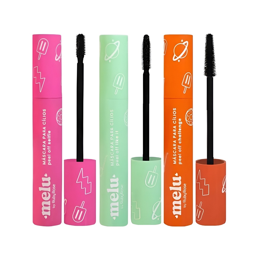 Máscara Rimmel Rímel para Cílios Peel Off Melu Ruby Rose Vegan sai ...
