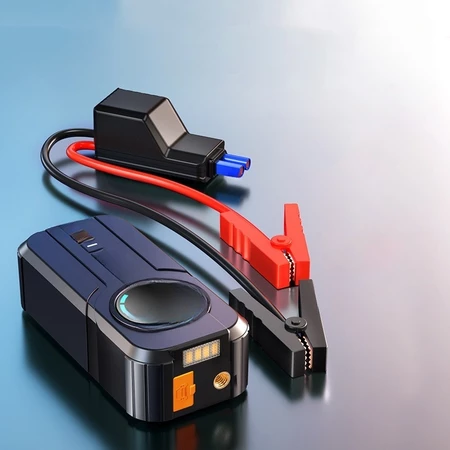 Bomba de Ar Inteligente Portátil com Cabo de Ignição de Emergência