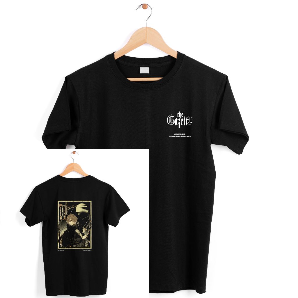 Camiseta The Gazette 22ND Anniversary Banda Visual Kei 100