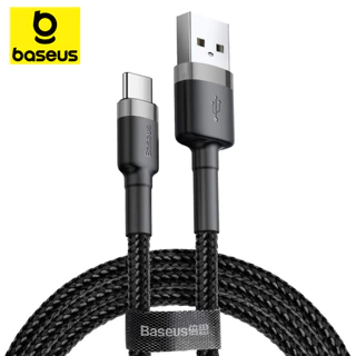 Cabo USB Para Tipo C Baseus 3.A 18W Max Nylon Series Cafule Carregamento Rápido