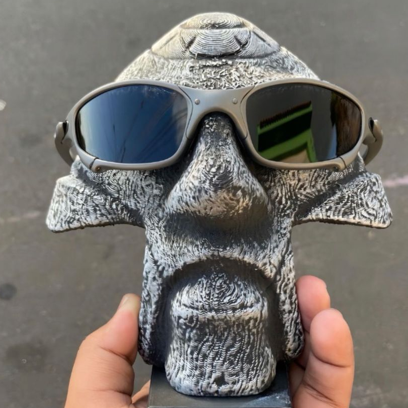 Óculos Juju Metal 24k Grafite Lente Vermelho Azul Várias Cores Desenho Lupa