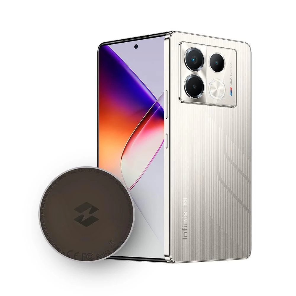 Smartphone Infinix Note 40 5G 256GB 16GB RAM (8+8) Dual SIM Tela 6.78" + Magcharge 15W - Cinza