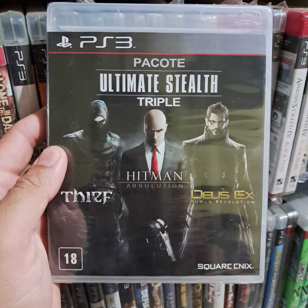 Jeu PS3 Ultimate Stealth Triple Pack (Thief, Hitman, Deus Ex) - Neuf Scellé - Envoi Suivi