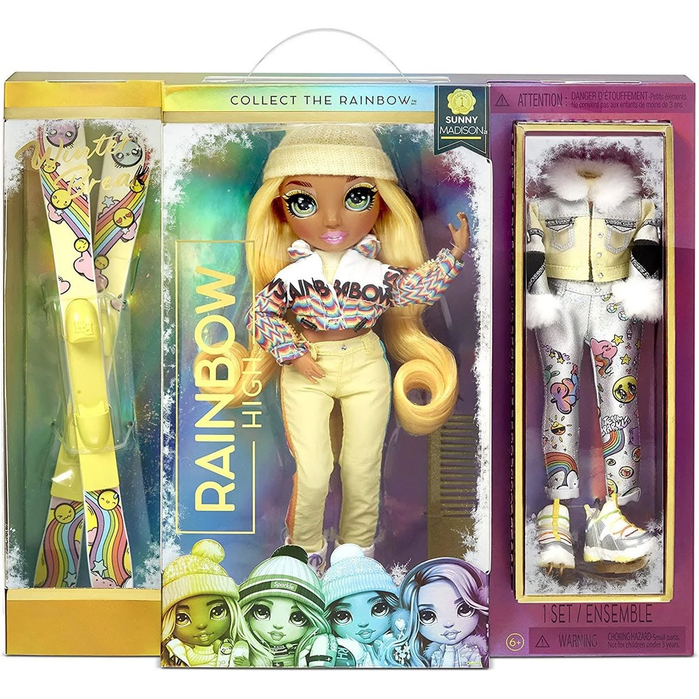 Boneca Rainbow High Winter Break Sunny Madison | Shopee Brasil