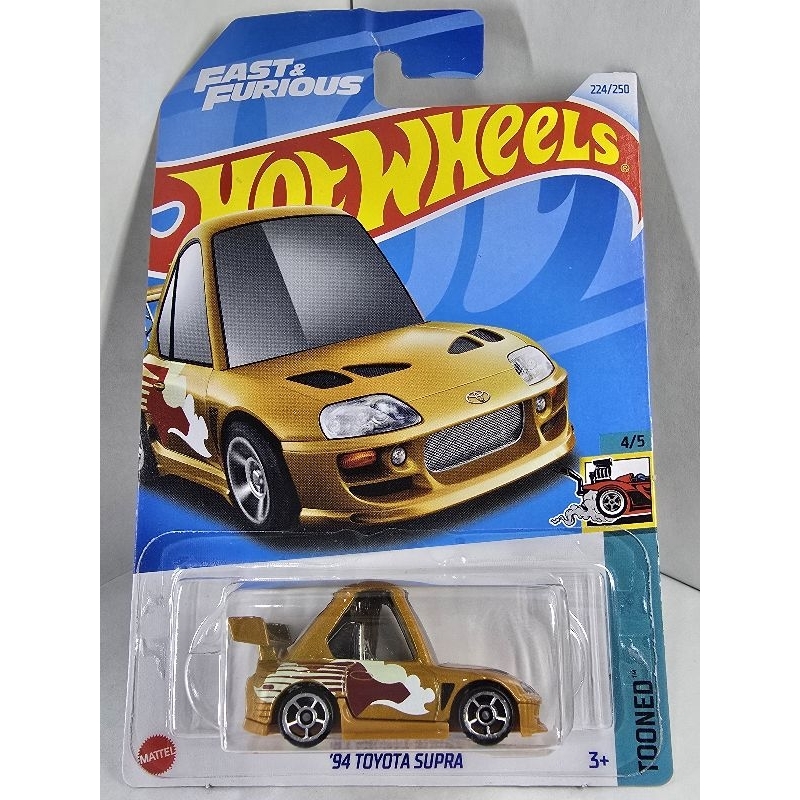Miniatura Hot Wheels '94 Toyota Supra 'Tooned 2024 Filme