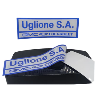 ADESIVO CONCESSIONÁRIA CHEVROLET UGLIONE / ADESIVO DECORATIVO DE ÉPOCA