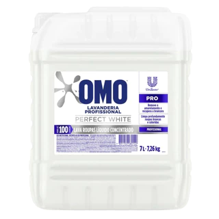 Lava Roupas Omo perferct White Líquido 7 Litros