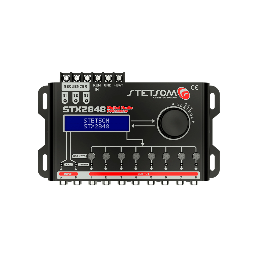 Processador De Áudio Digital Equalizador Stx2848 Stetsom