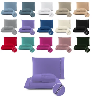 Kit Jogo De Cama King Queen Casal Solteiro E Berço Várias Cores Promoção em Oferta na Shopee