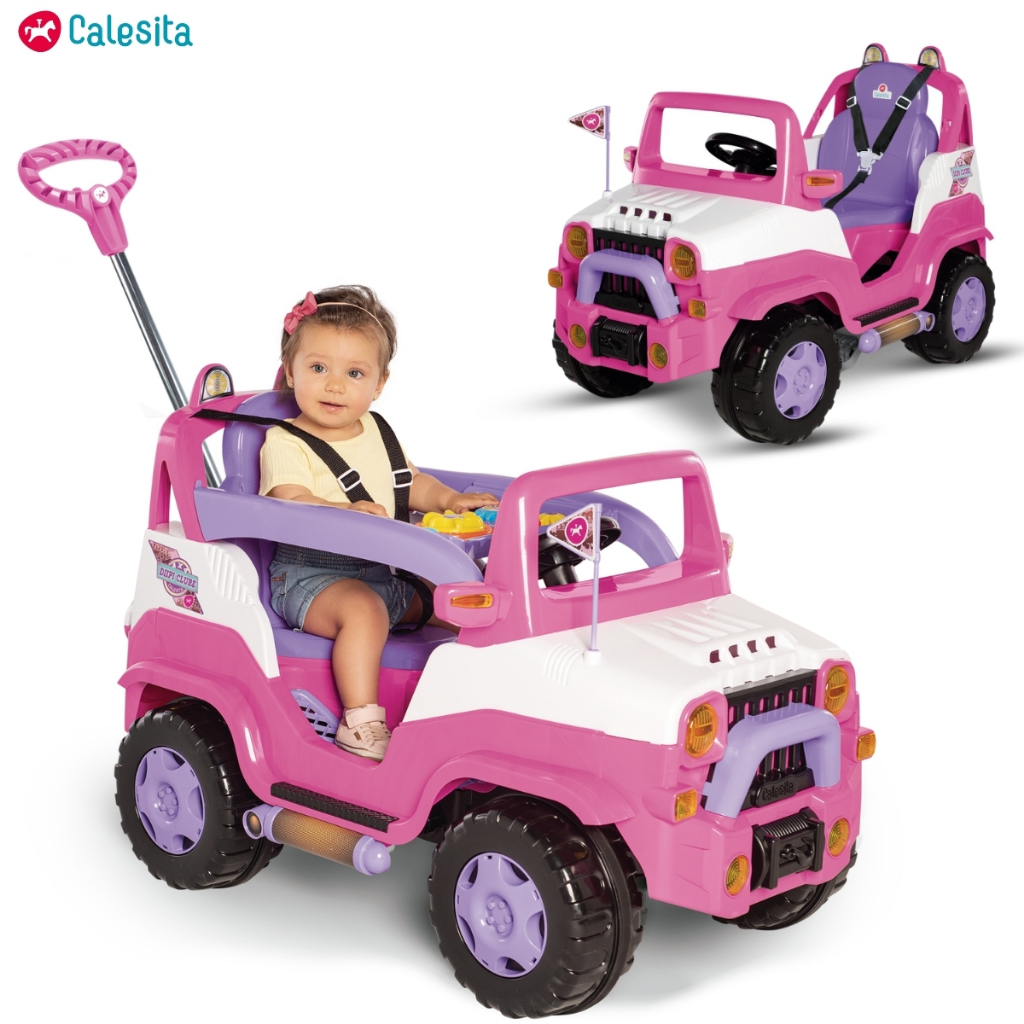 Carrinho de bebê Brinquedo infantil - menino menina com pedal e ...