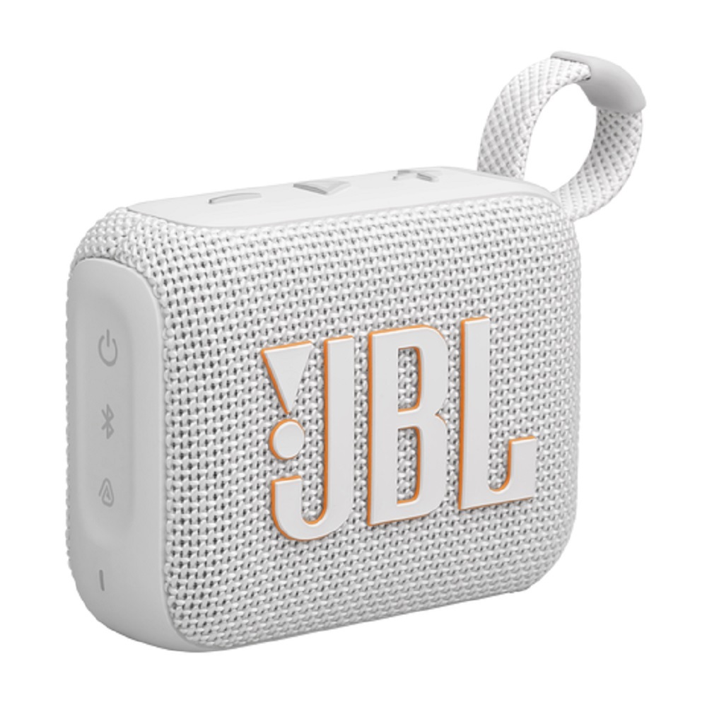 Caixa de Som Portátil JBL GO 4 Bluetooth à Prova D'água - Branca