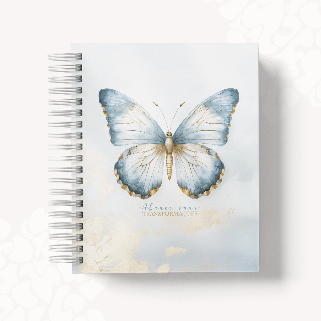 PLANNER 2025 PERSONALIZADO COM NOME NA CAPA BORBOLETAS Shopee Brasil