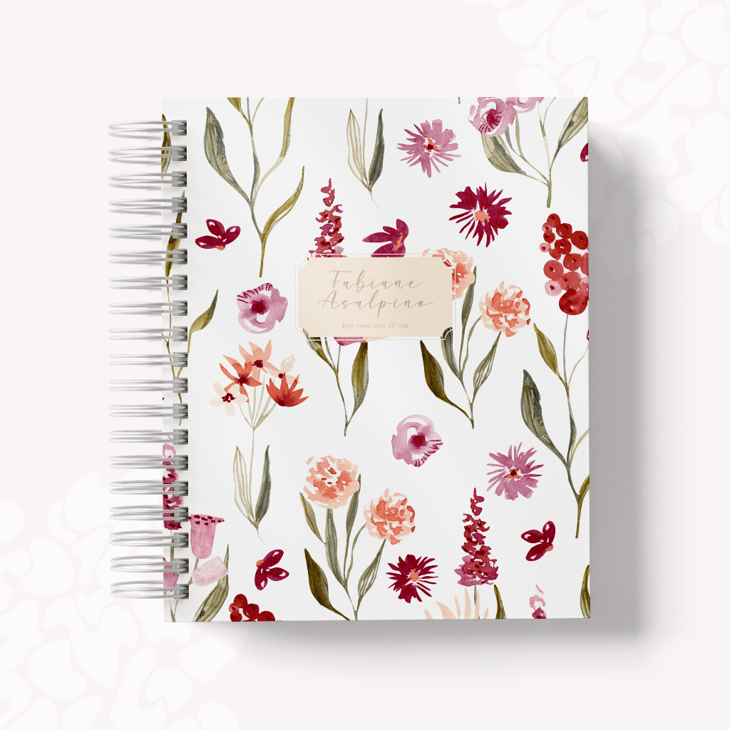 PLANNER 2025 PERSONALIZADO COM NOME NA CAPA FLORAL Shopee Brasil