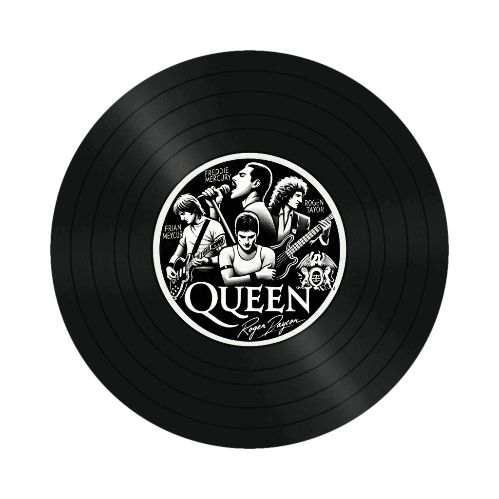 Disco de Vinil Decoração Queen Disco de Decoração de Parede Vinil Retrô ...