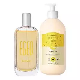 Egeo Banana Desodorante Colônia 90ml ou Hidratante Cuide-se Bem Feira Banana 400ml