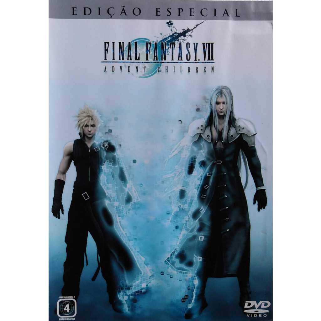 FINAL FANTASY VII ADVENT CHILDREN DVD EDIÇÃO ESPECIAL | Shopee Brasil