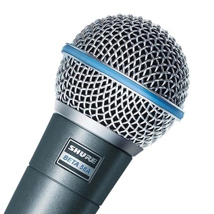 Microfone SHURE BETA 58A Qualidade Superior Dinâmico Home