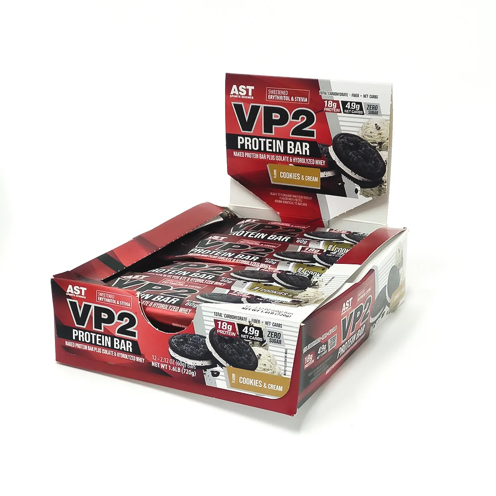 Vp2 Barra Proteína 2 Unidade 60g Ast Sports Science Escolha O Sabor ...