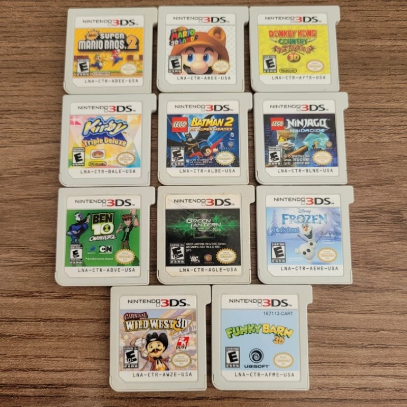 Jogos de Nintendo DS e 3DS - apenas cartuchos | Shopee Brasil