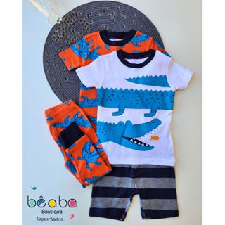 Kit Pijama Carters 4 Peças para Menino Original e Importado em Oferta na Shopee